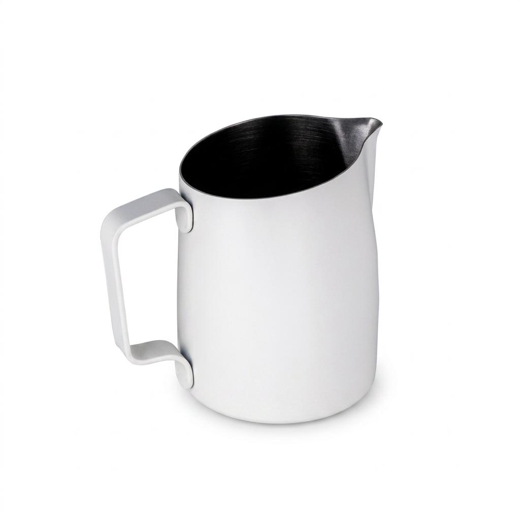 WPM 17 oz Tapered Spout Pitcher - Matte White