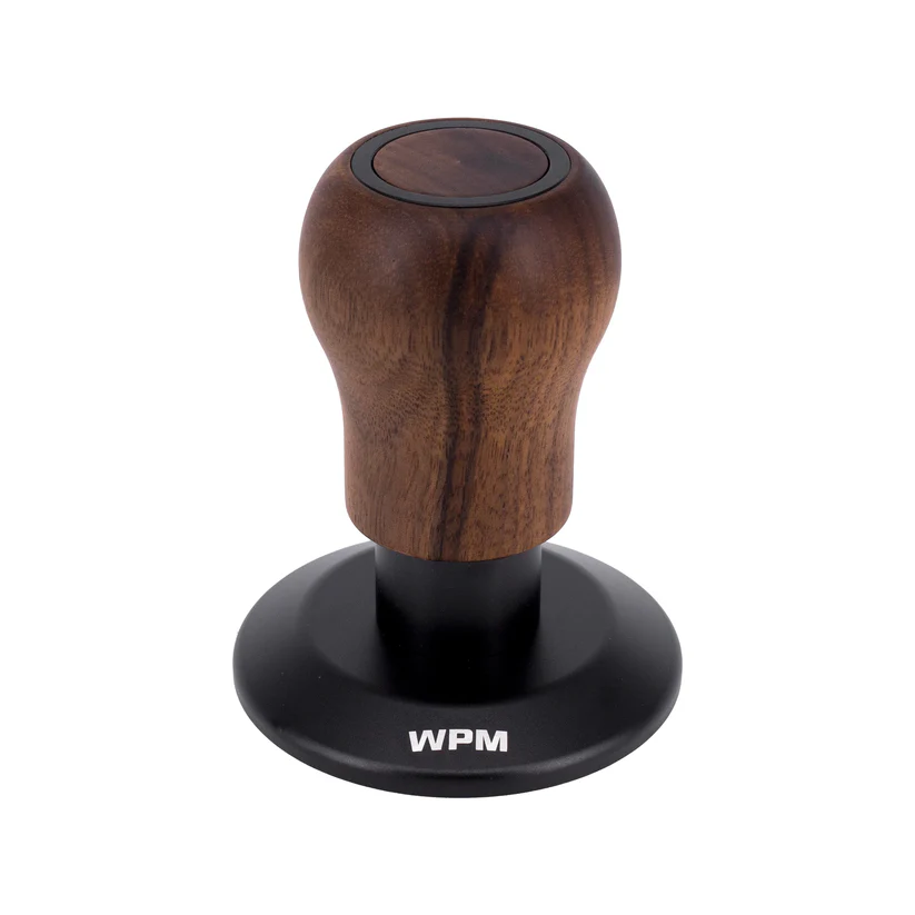WPM Spring-loaded Tamper w/ Wooden Handle (58mm)